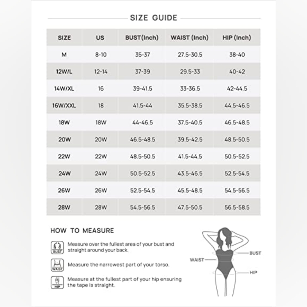 Black Plus Size One Piece Swimsuit - Picture 4 of 4